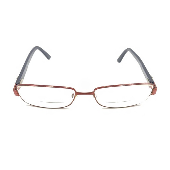 Gucci GG 2894 71K Red Blue Rectangle Eyeglasses Frames 53-16 Italy Designer - Picture 2 of 12